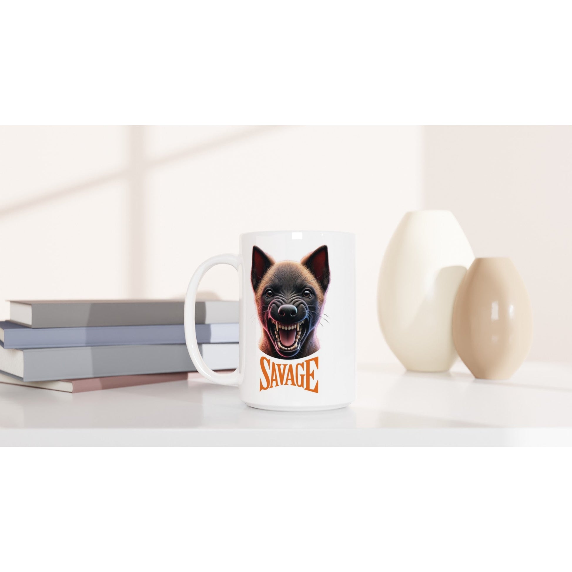 Belgian Malinois Puppy SAVAGE Mug - Petselfie