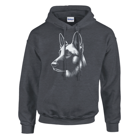 Belgian Malinois Silhouette Hoodie - Petselfie