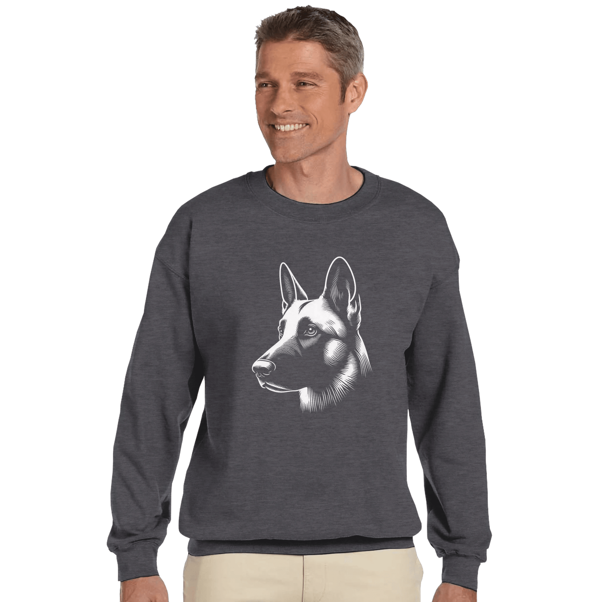 Belgian Malinois Silhouette Sweatshirt - Petselfie