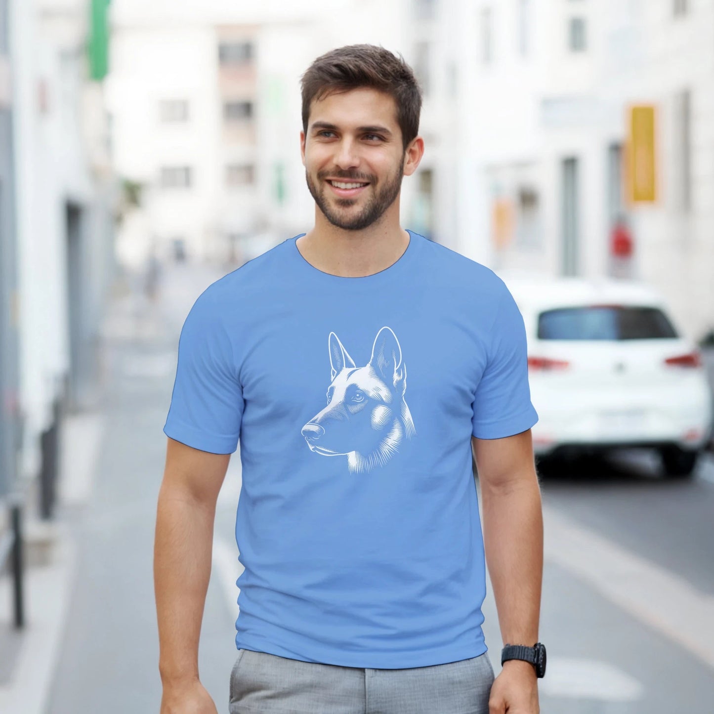 Belgian Malinois Silhouette T-shirt - Petselfie