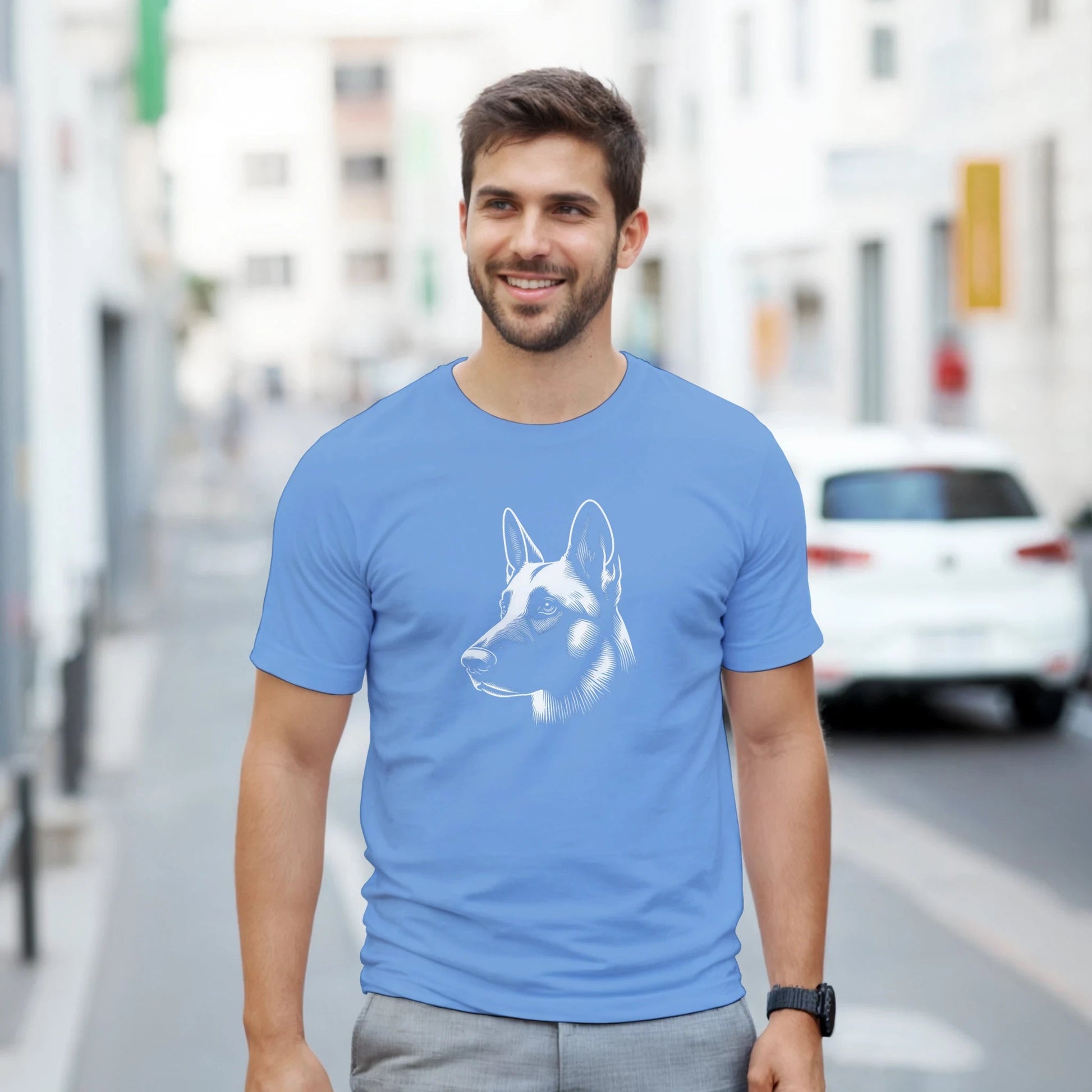 Belgian Malinois Silhouette T-shirt - Petselfie