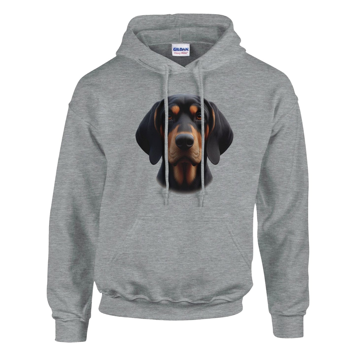 Black and Tan Coonhound Hoodie - PetSelfie - Petselfie