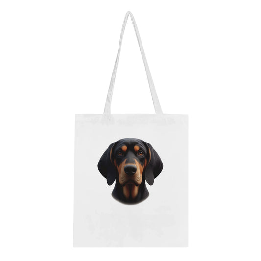 Black and Tan Coonhound Tote Bag - PetSelfie - Petselfie