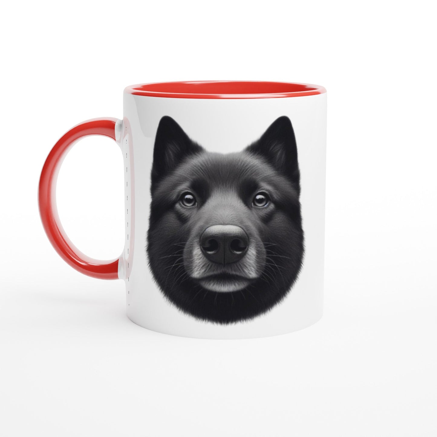 Black Norwegian Elkhound Ceramic Mug - PetSelfie - Petselfie