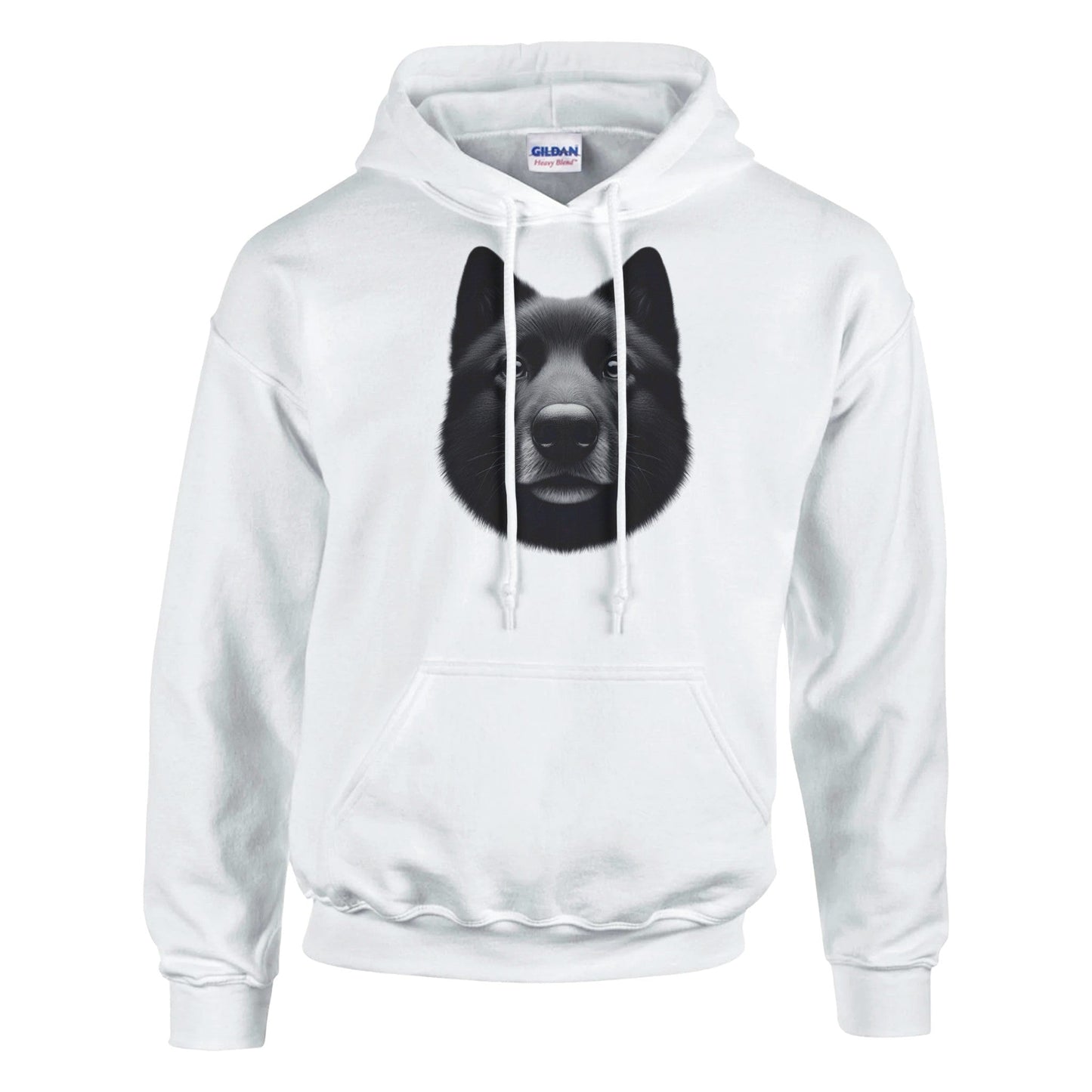 Black Norwegian Elkhound Classic Unisex Pullover Hoodie - PetSelfie - Petselfie