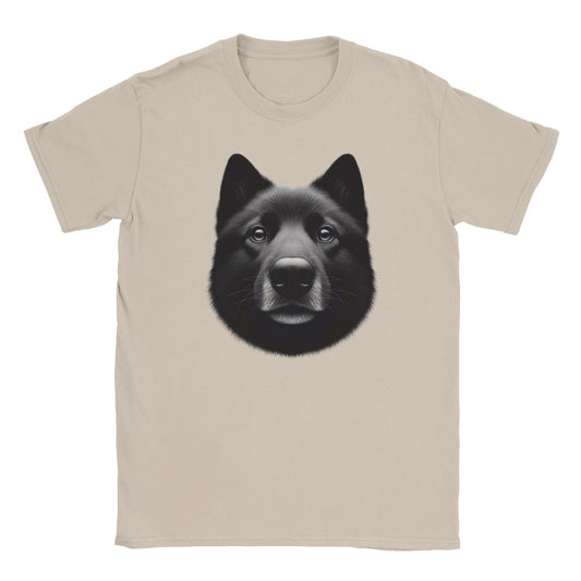 Black Norwegian Elkhound Dog T-Shirt - PetSelfie - Petselfie