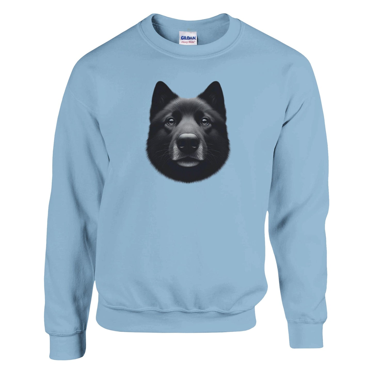 Black Norwegian Elkhound Sweatshirt - PetSelfie - Petselfie