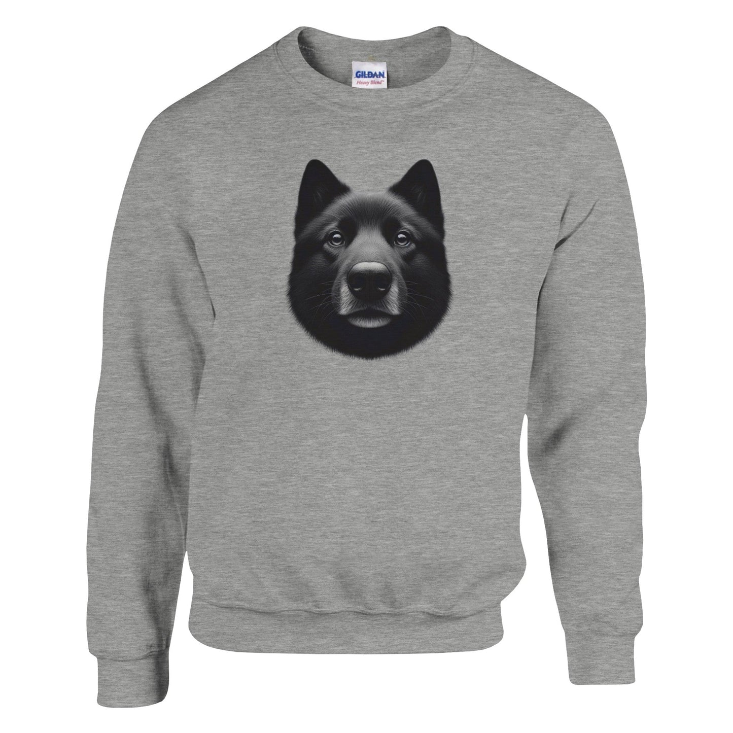 Black Norwegian Elkhound Sweatshirt - PetSelfie - Petselfie