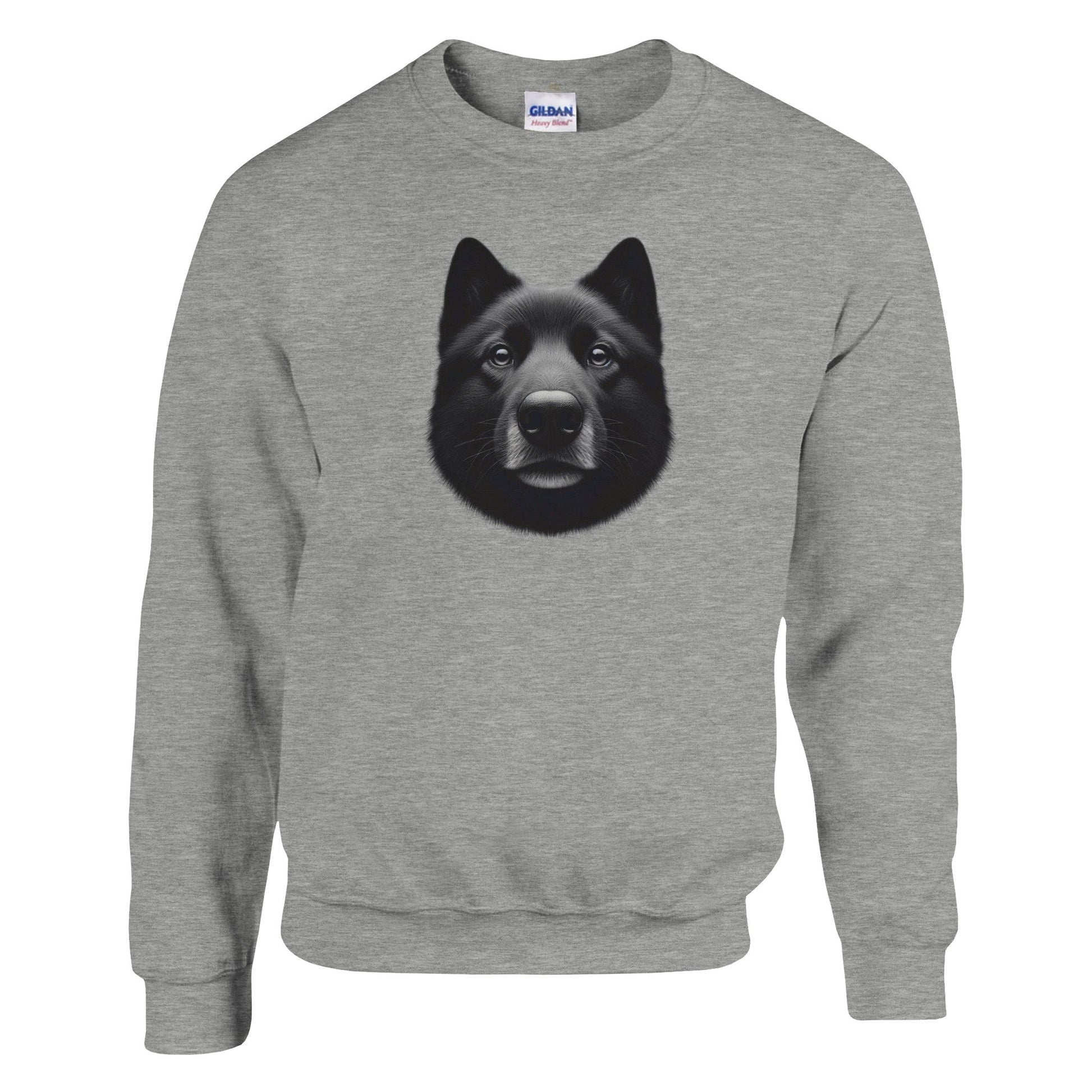 Black Norwegian Elkhound Sweatshirt - PetSelfie - Petselfie