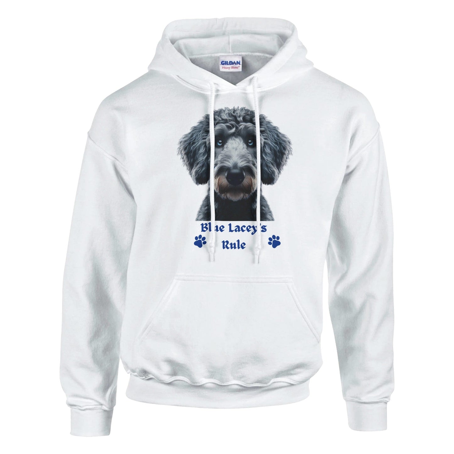Blue Lacey Dog Hoodie - PetSelfie - Petselfie