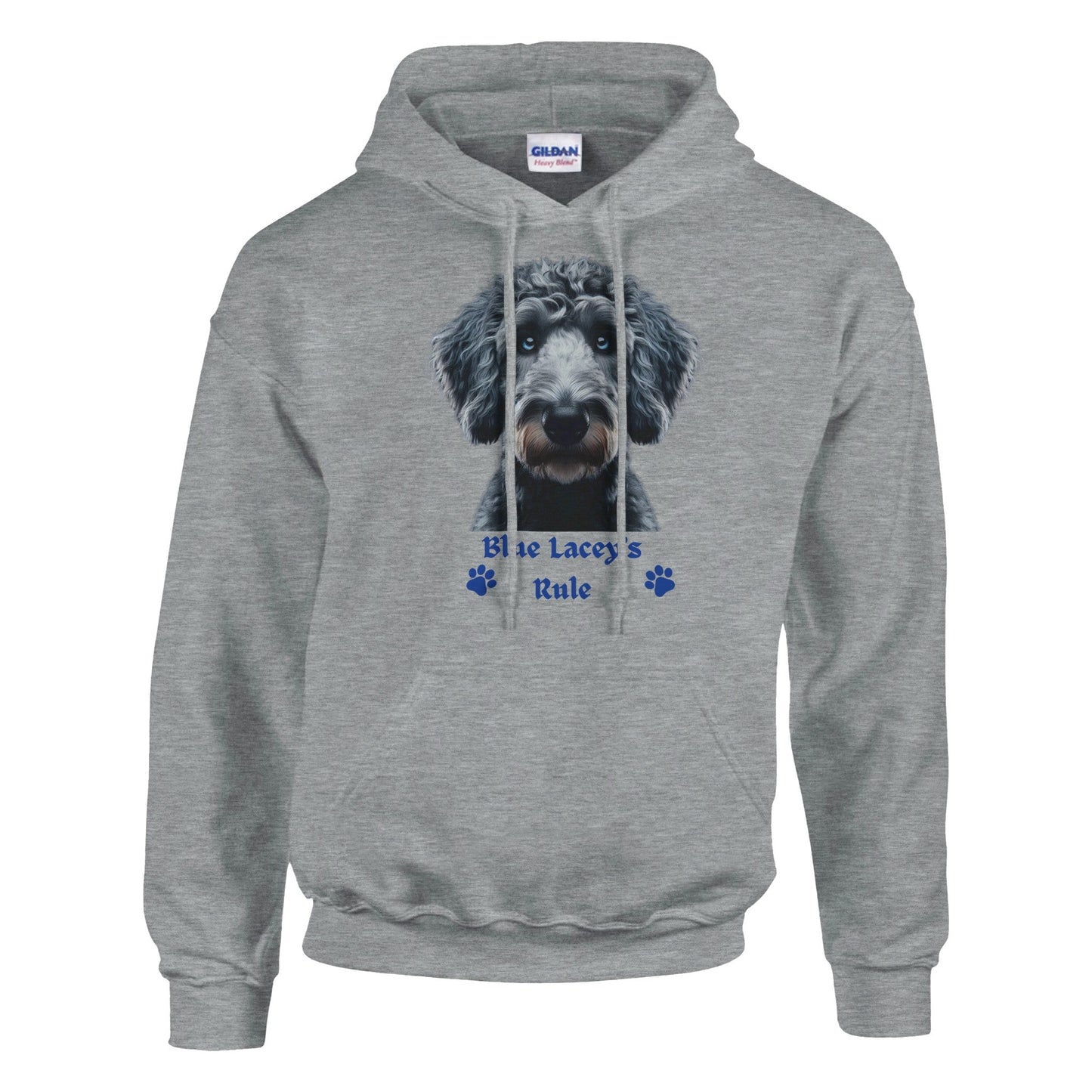 Blue Lacey Dog Hoodie - PetSelfie - Petselfie