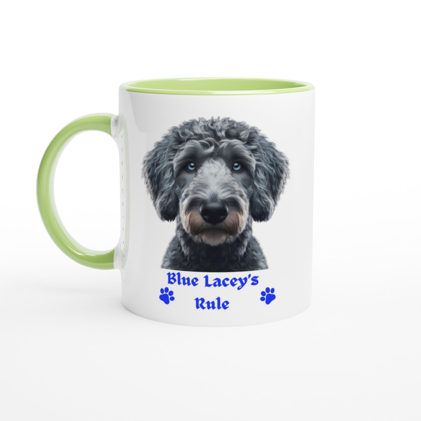 Blue Lacey Dog Mug - PetSelfie - Petselfie