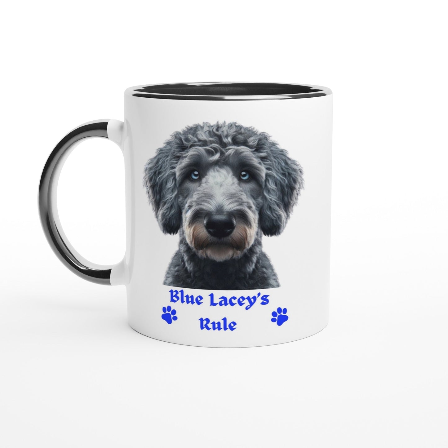Blue Lacey Dog Mug - PetSelfie - Petselfie