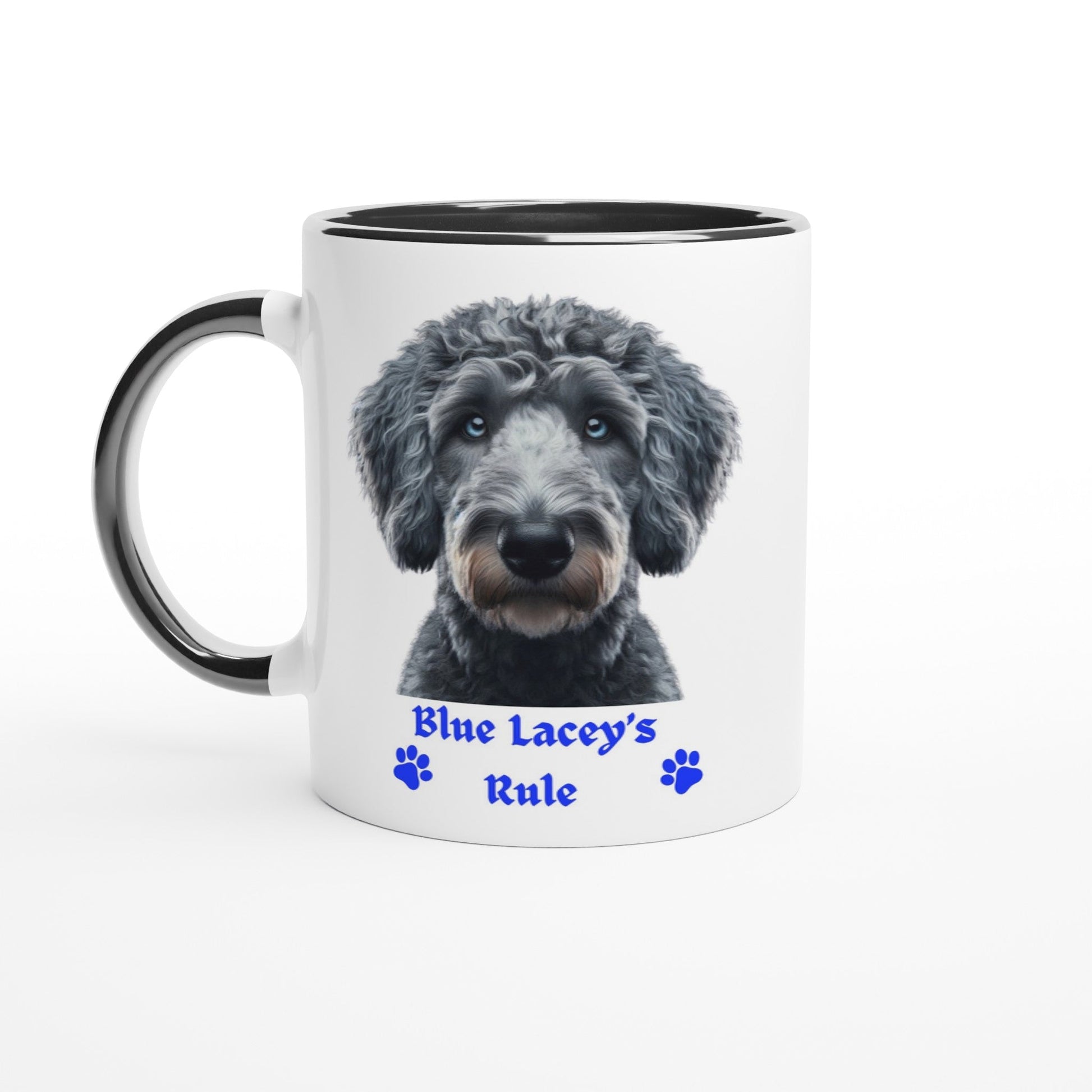 Blue Lacey Dog Mug - PetSelfie - Petselfie