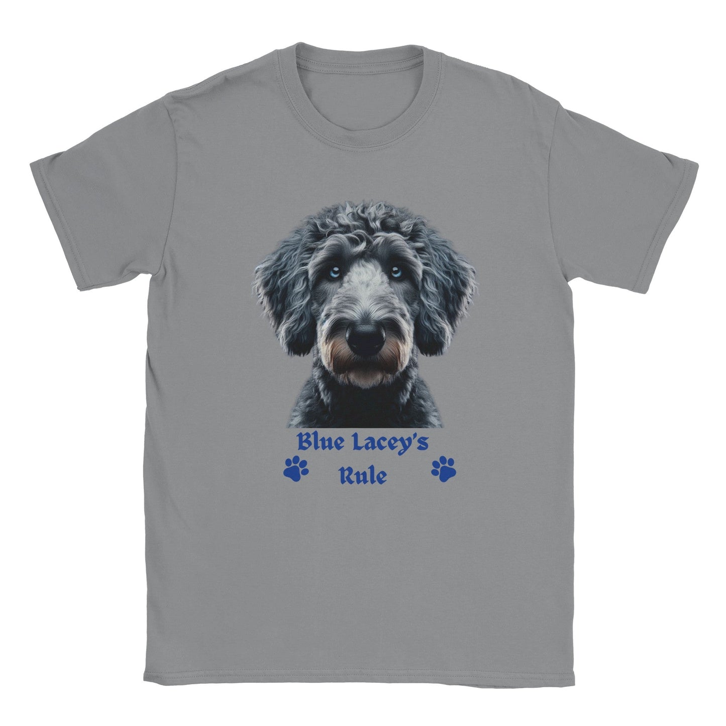 Blue Lacey Dog T-shirt - PetSelfie - Petselfie