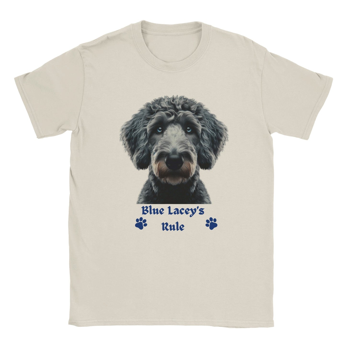 Blue Lacey Dog T-shirt - PetSelfie - Petselfie