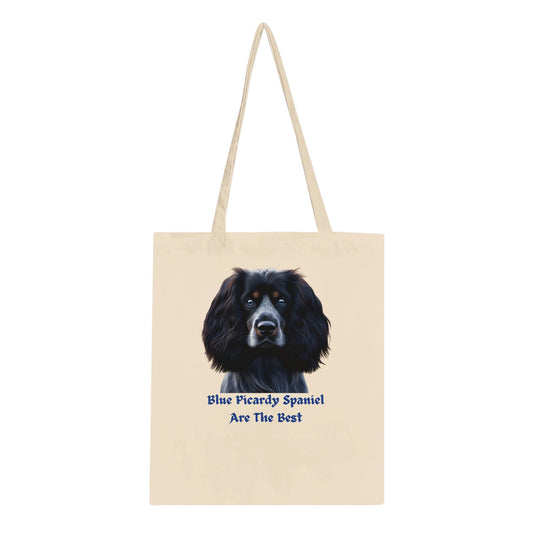 Blue Picardy Spaniel Dog Classic Tote Bag - PetSelfie - Petselfie