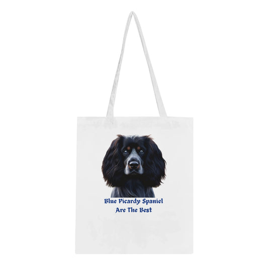 Blue Picardy Spaniel Dog Classic Tote Bag - PetSelfie - Petselfie