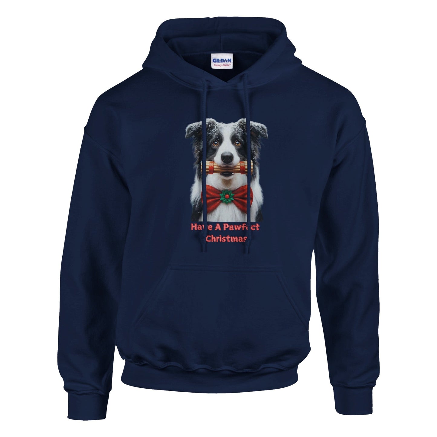 Border Collie Christmas Hoodie - Petselfie