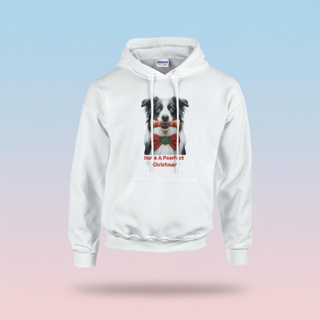 Border Collie Christmas Hoodie - Petselfie