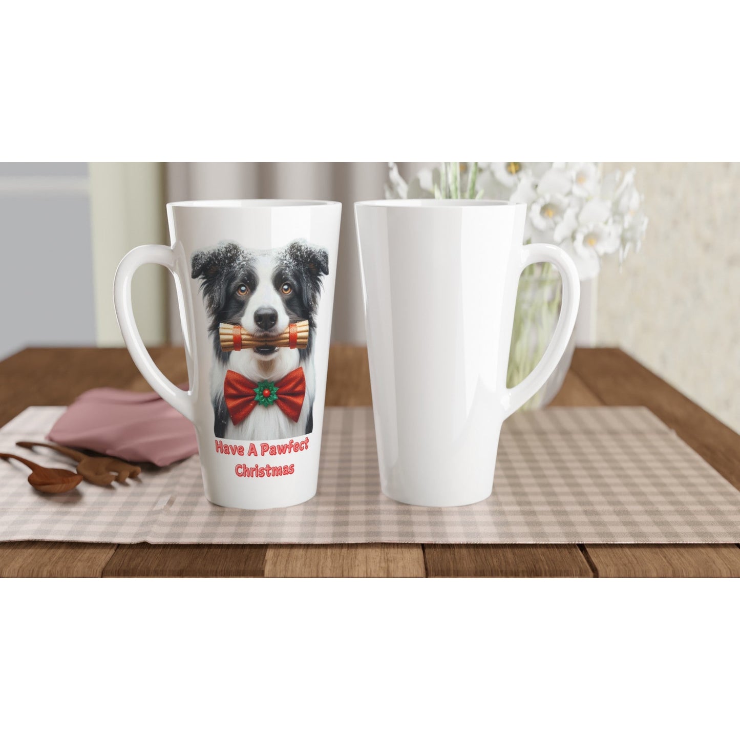 Border Collie Christmas Mug - Petselfie