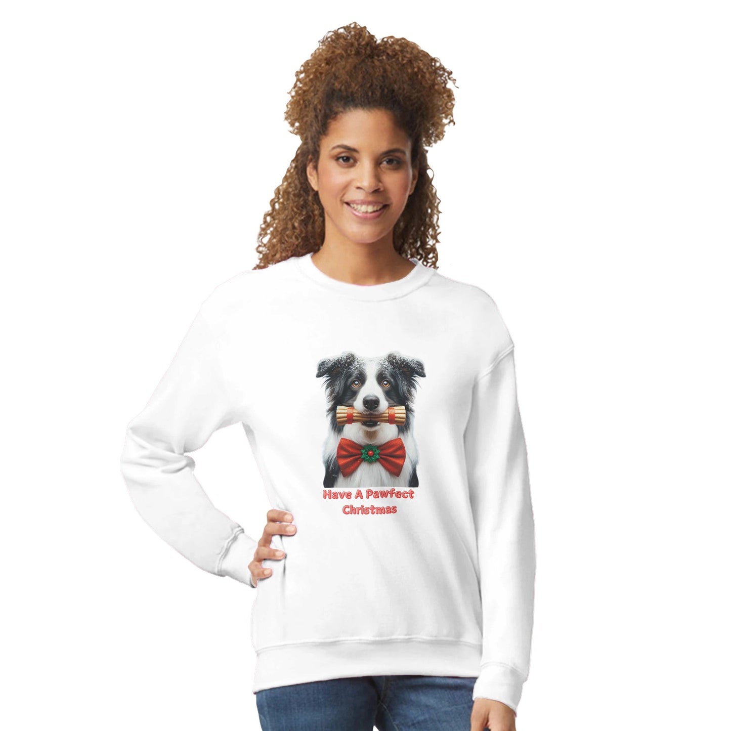 Border Collie Christmas Sweatshirt - Petselfie