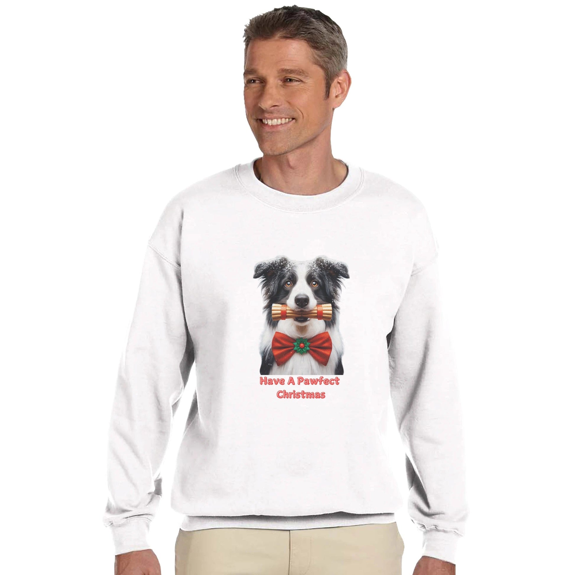 Border Collie Christmas Sweatshirt - Petselfie