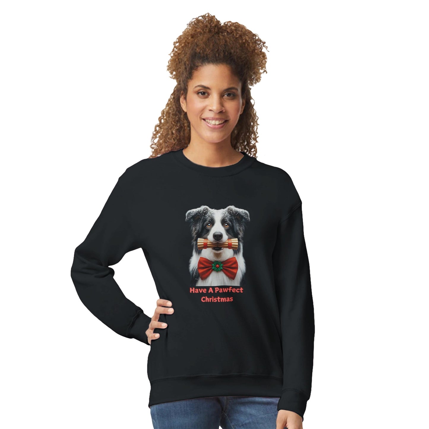 Border Collie Christmas Sweatshirt - Petselfie