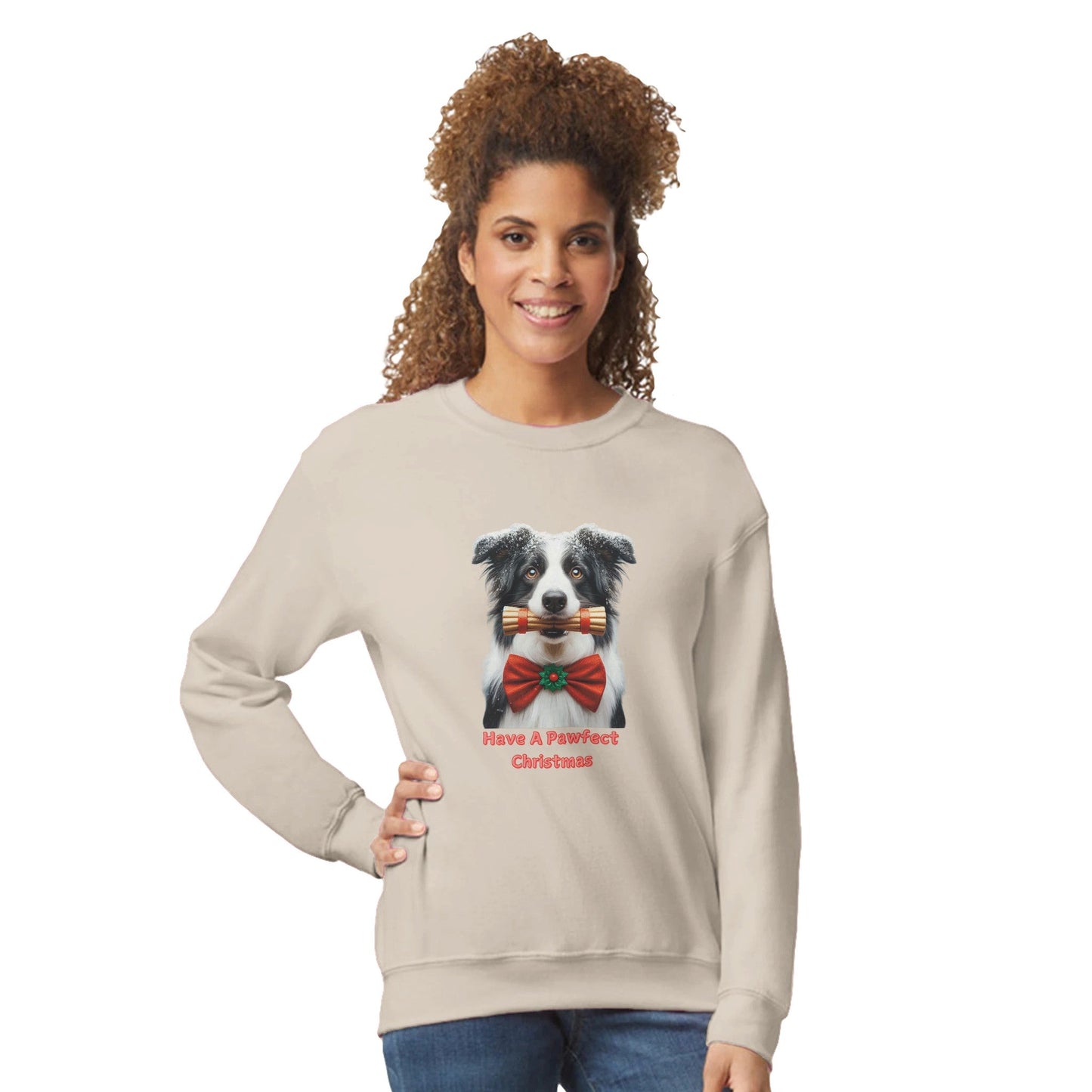 Border Collie Christmas Sweatshirt - Petselfie