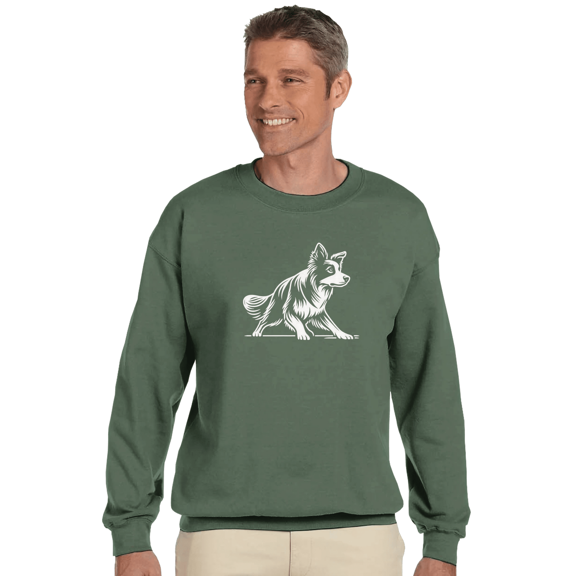 Border Collie Silhouette Sweatshirt - Petselfie
