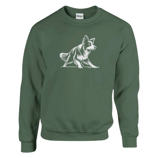Border Collie Silhouette Sweatshirt - Petselfie