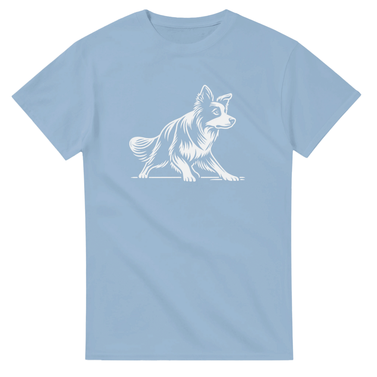 Border Collie Silhouette T-shirt - Petselfie