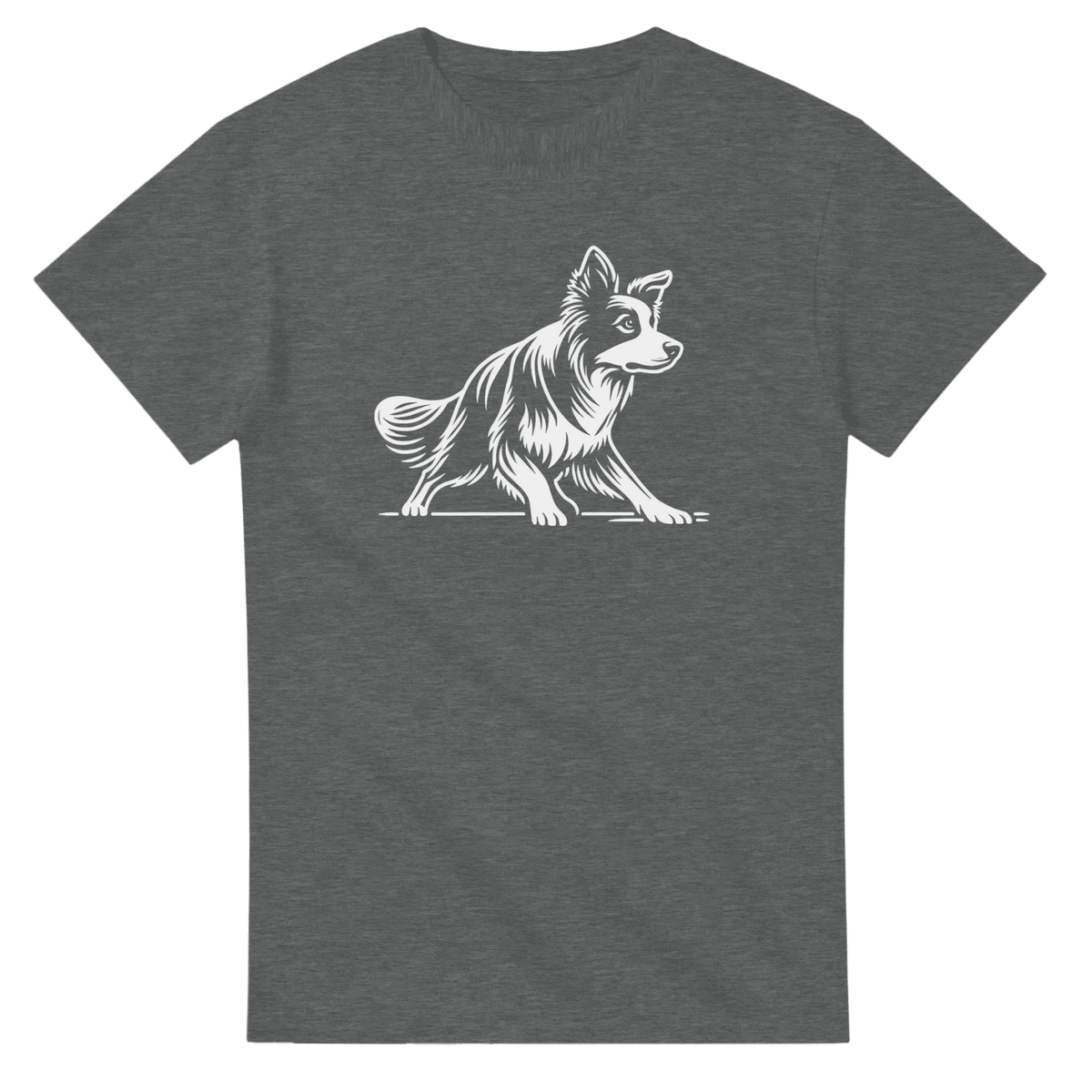 Border Collie Silhouette T-shirt - Petselfie