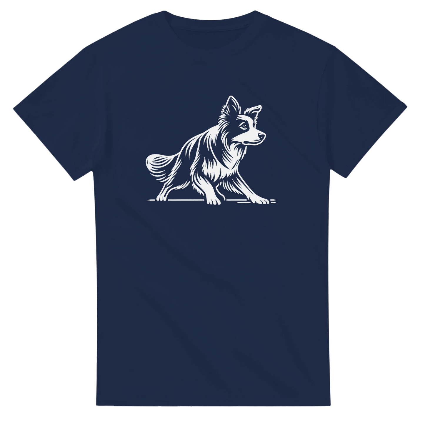 Border Collie Silhouette T-shirt - Petselfie