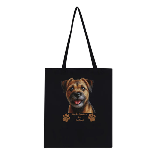 Border Terrier Dog Tote Bag - PetSelfie - Petselfie