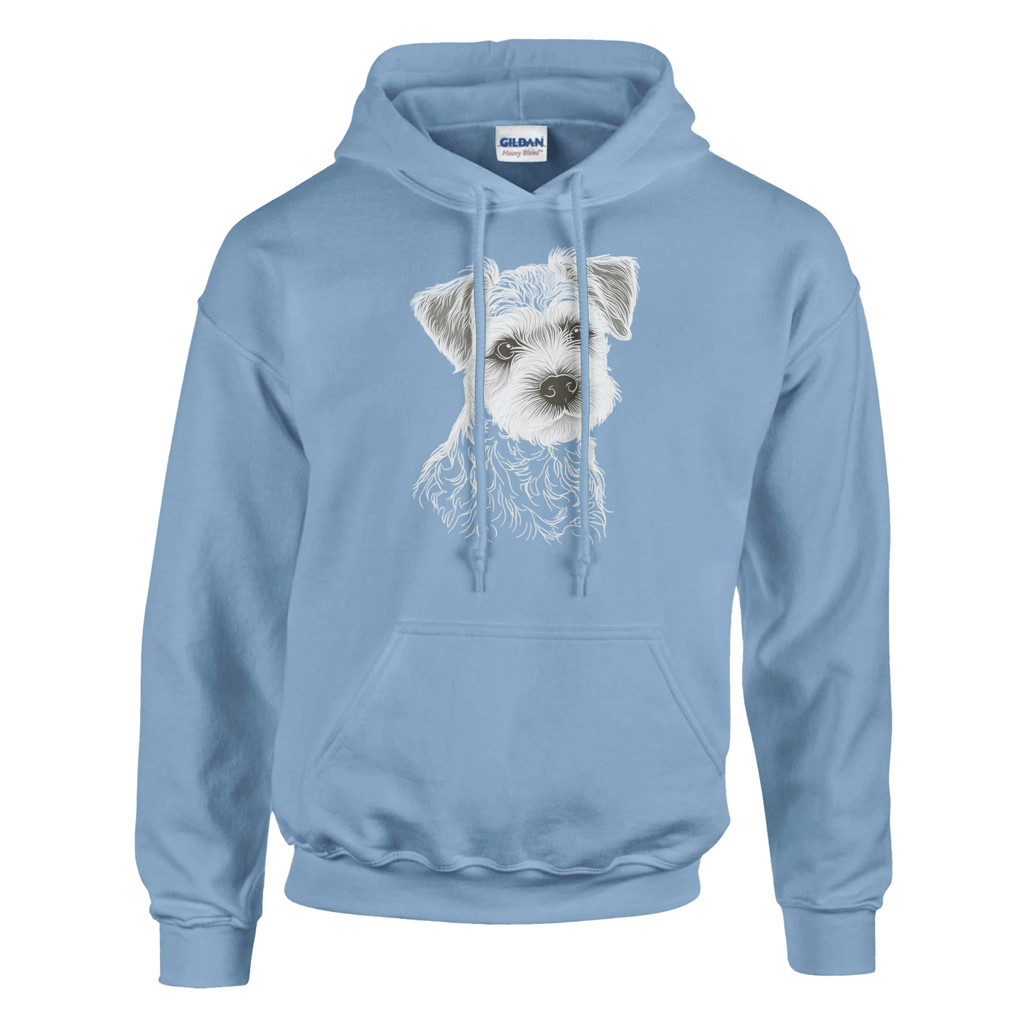 Border Terrier Silhouette Pullover Hoodie - Petselfie