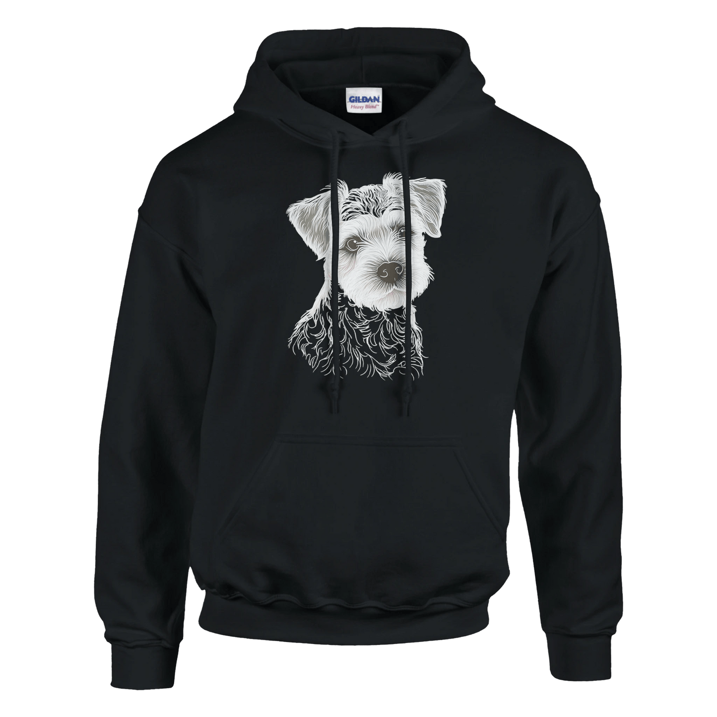 Border Terrier Silhouette Pullover Hoodie - Petselfie