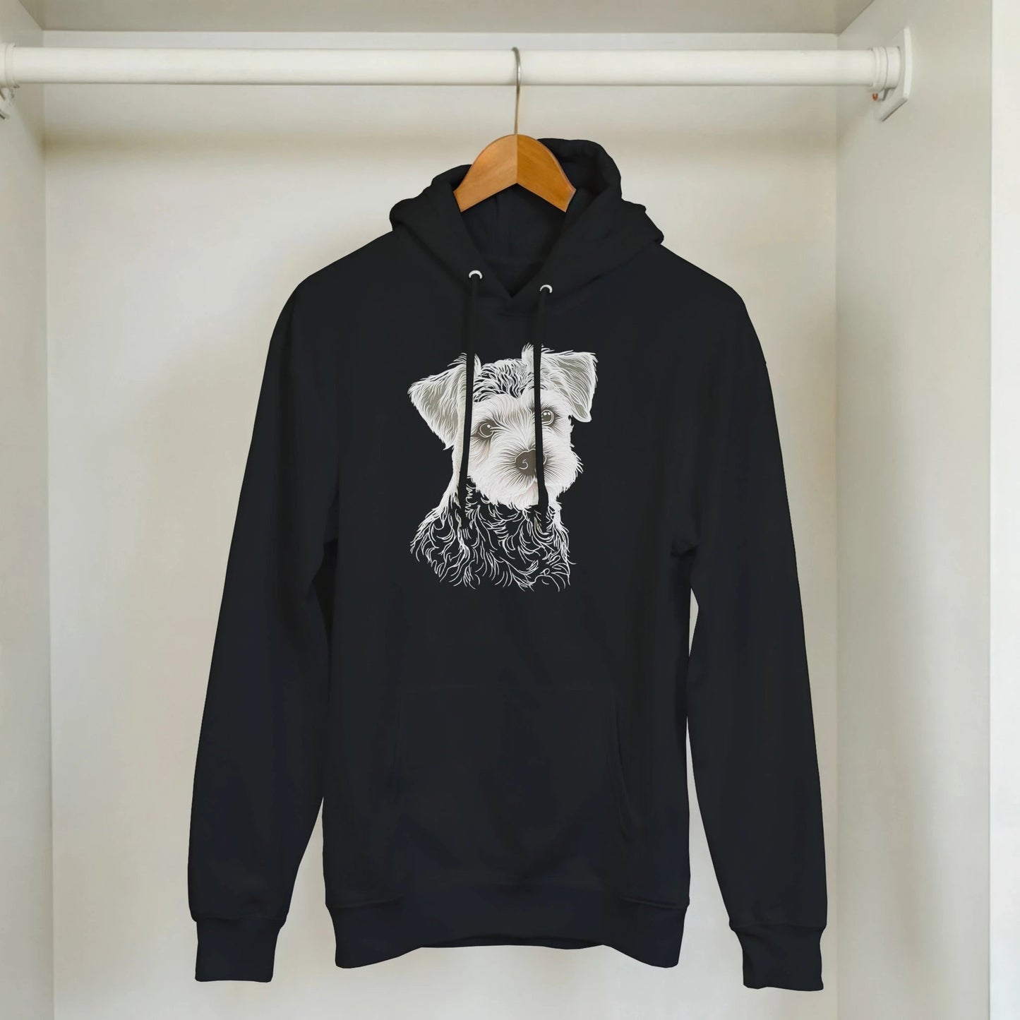 Border Terrier Silhouette Pullover Hoodie - Petselfie