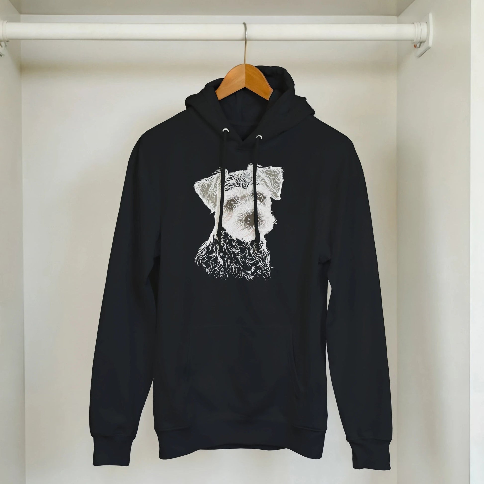 Border Terrier Silhouette Pullover Hoodie - Petselfie