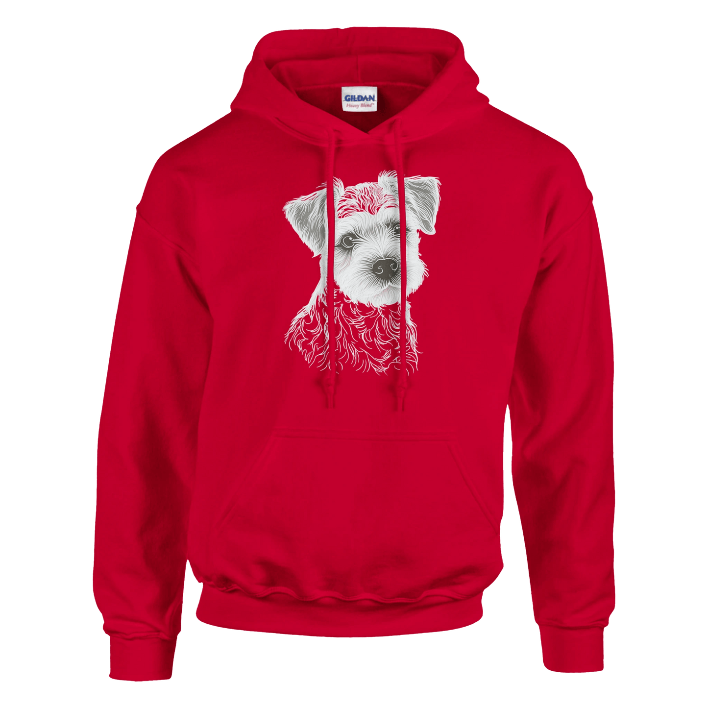 Border Terrier Silhouette Pullover Hoodie - Petselfie