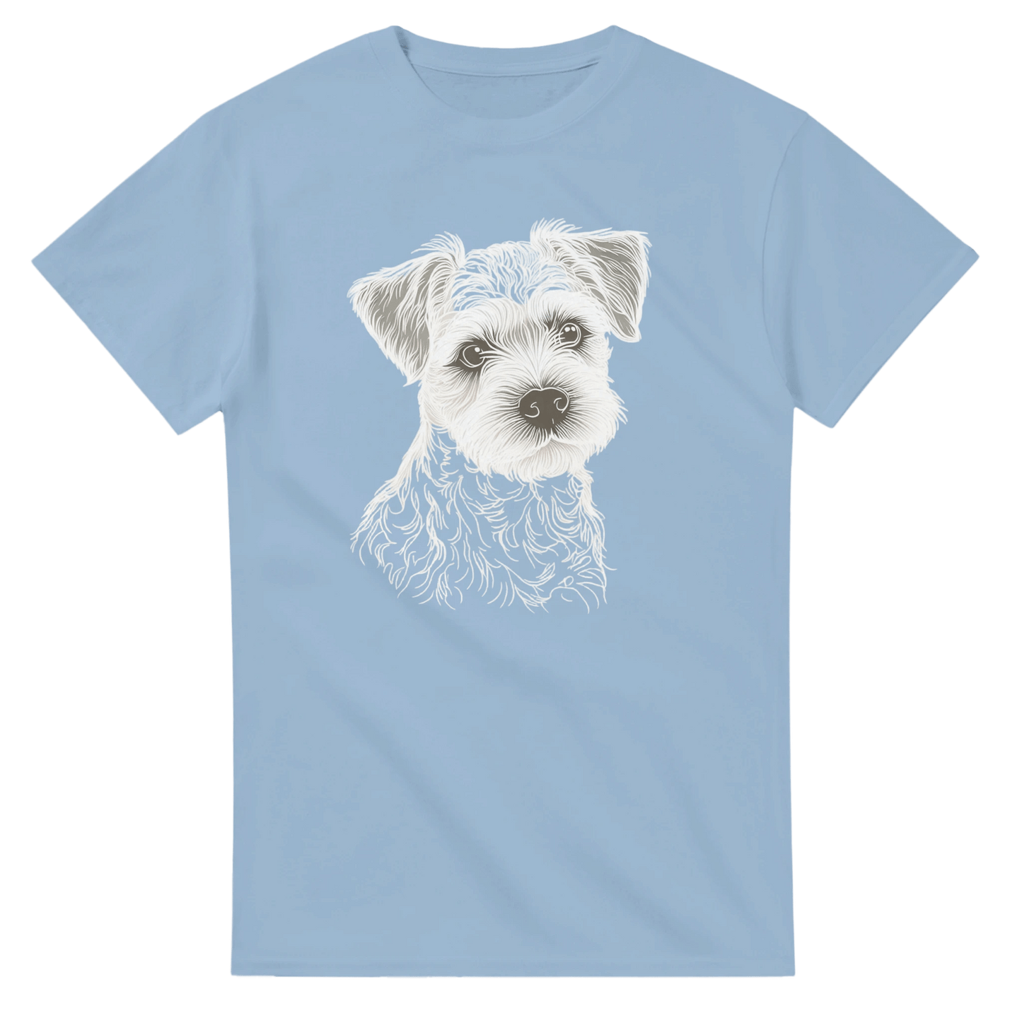 Border Terrier Silhouette T-shirt - Petselfie
