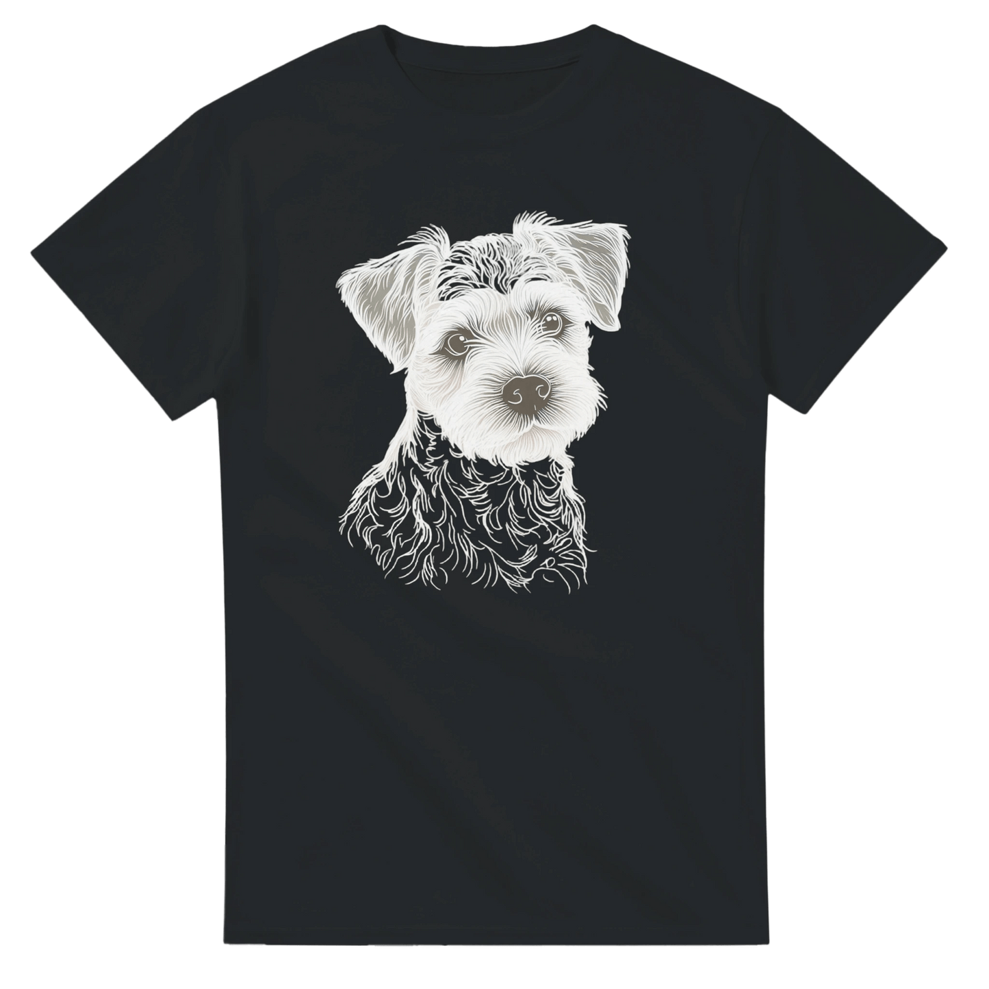 Border Terrier Silhouette T-shirt - Petselfie