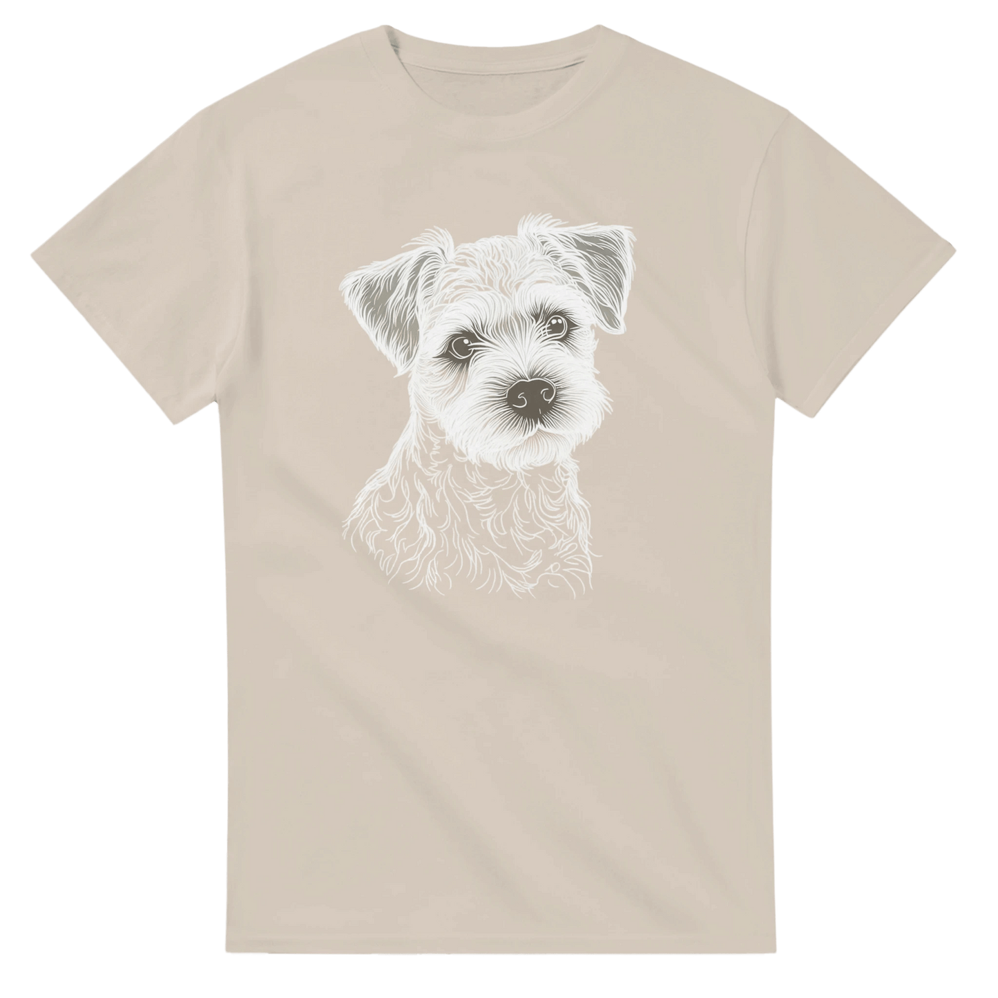 Border Terrier Silhouette T-shirt - Petselfie