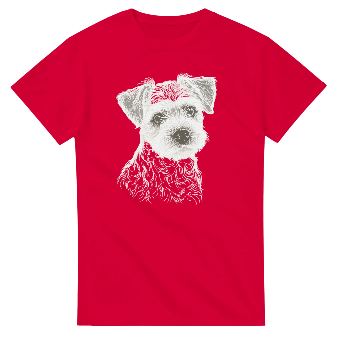 Border Terrier Silhouette T-shirt - Petselfie