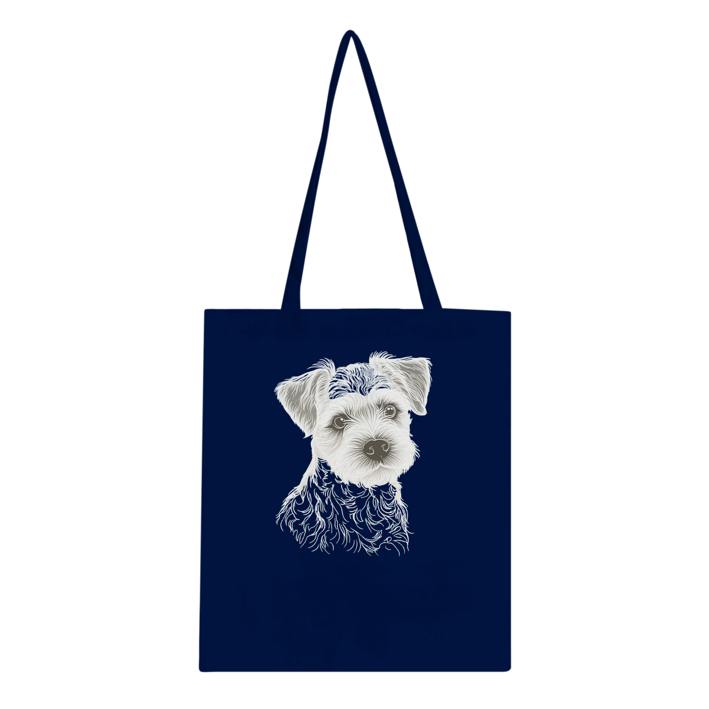 Border Terrier Silhouette Tote Bag - Petselfie