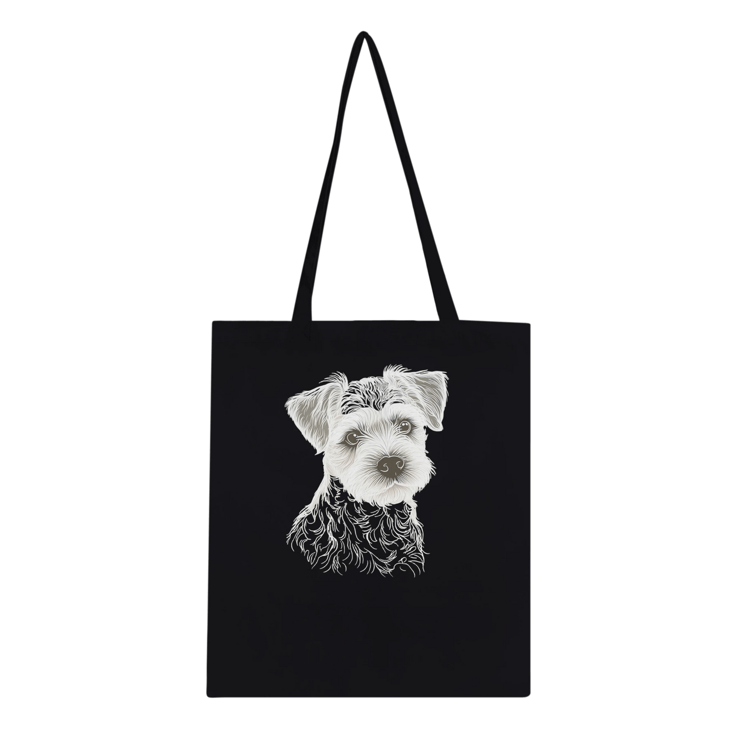 Border Terrier Silhouette Tote Bag - Petselfie