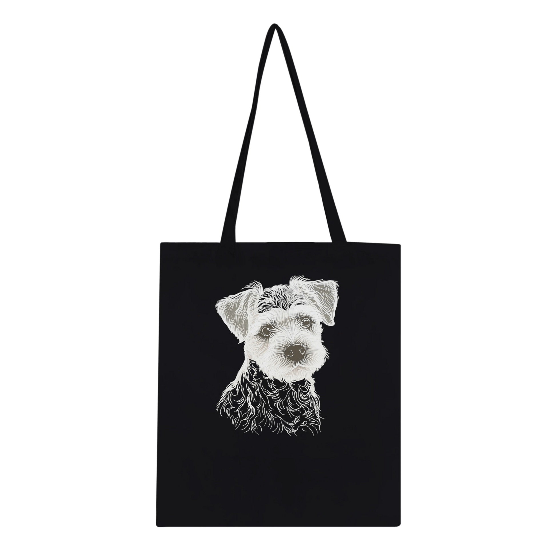 Border Terrier Silhouette Tote Bag - Petselfie