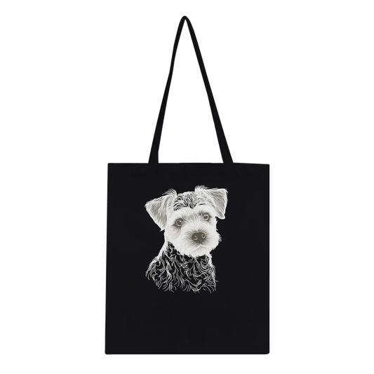 Border Terrier Silhouette Tote Bag - Petselfie