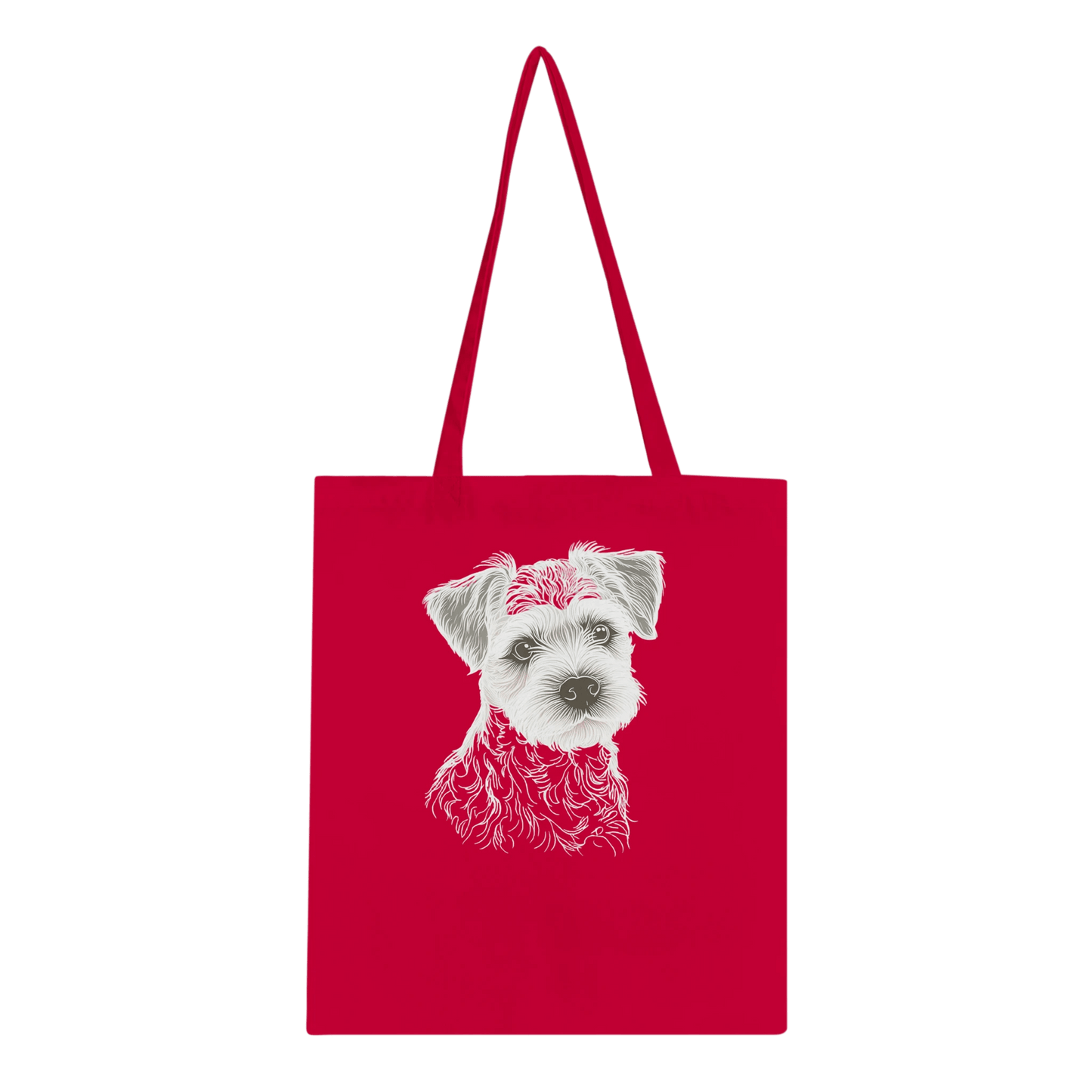 Border Terrier Silhouette Tote Bag - Petselfie