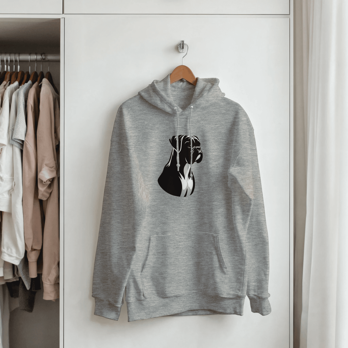 Boxer Silhouette Hoodie - Petselfie